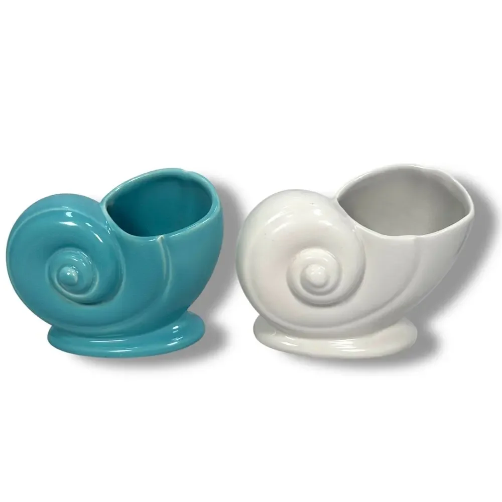 Vintage Trenton Potteries‎ Conch Shell Vase 6